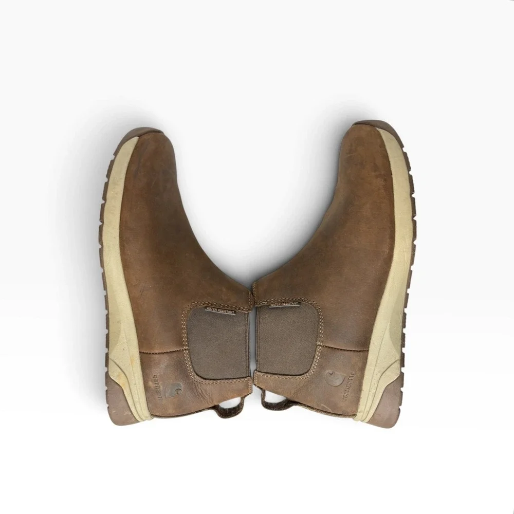 CARHARTT Force Romeo Mens 9 W Brown Water-Resistant Leather Safety Toe Boots